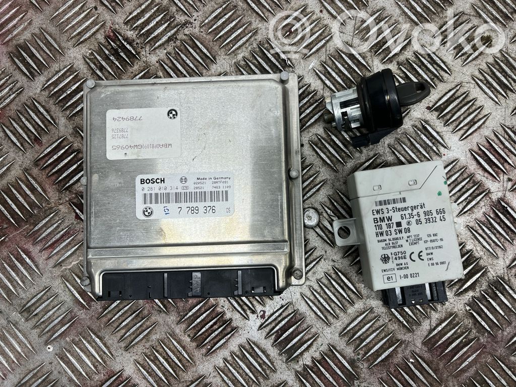 Engine ECU kit and lock set   0281010314,28RTE091,6905666,7789376