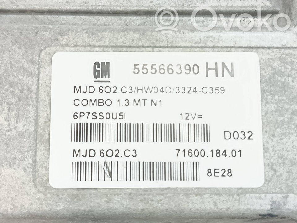 Opel Combo C Unidad de control/módulo del motor 