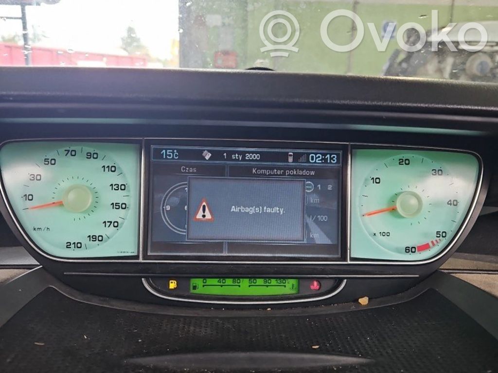Lancia Phedra Spidometrs (instrumentu panelī) 