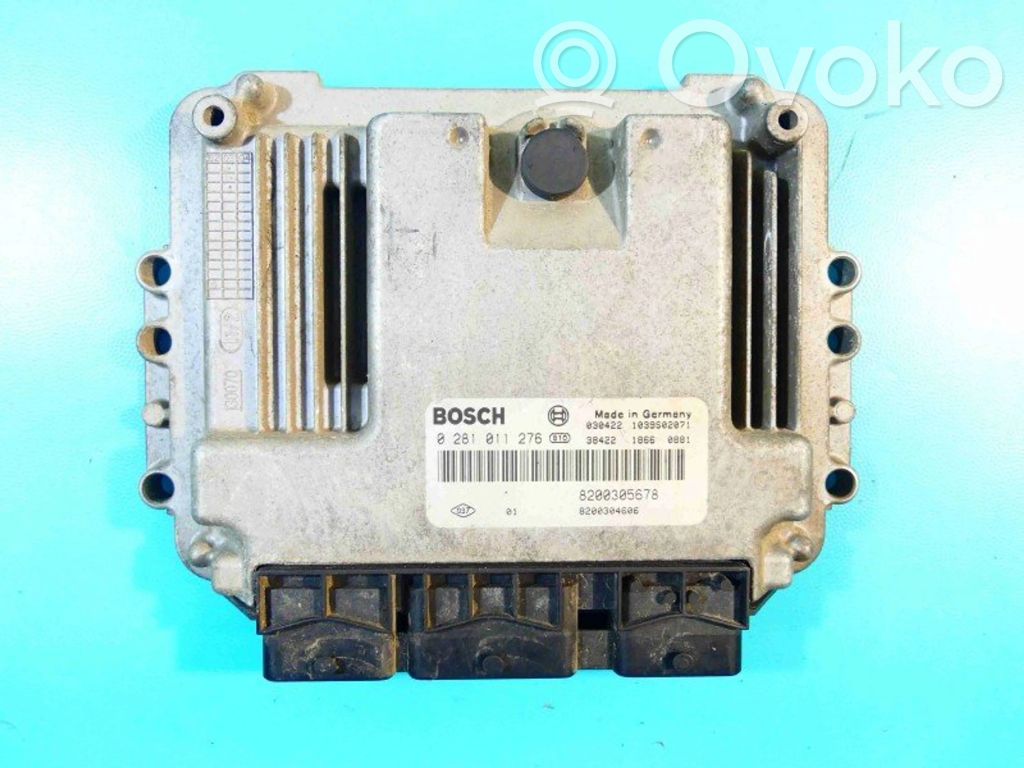 Engine control unit/module ECU   0281011276,IMPRK1144932,8200304606,8200305678
