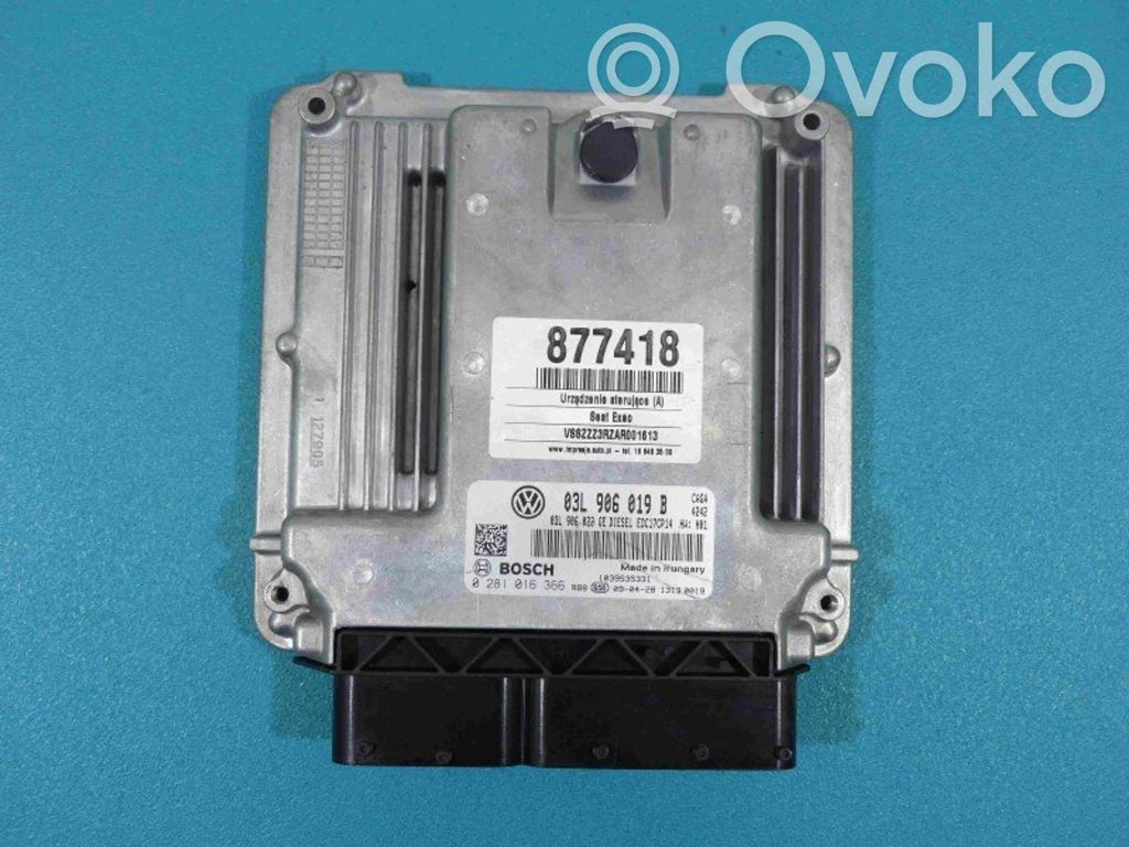 Seat Exeo (3R) Unidad de control/módulo ECU del motor 