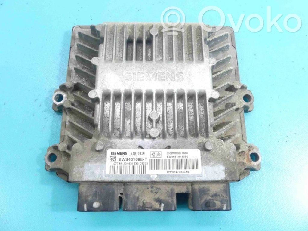 Peugeot Partner Engine control unit/module ECU 