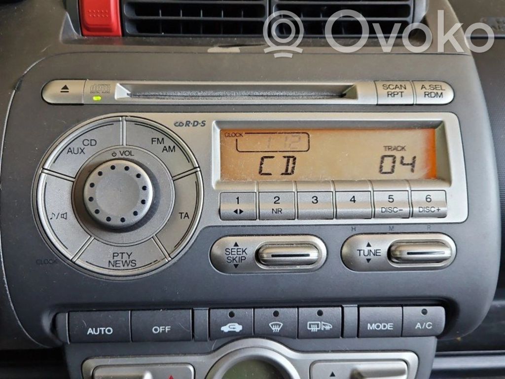 Honda Jazz Radio/CD/DVD/GPS head unit 