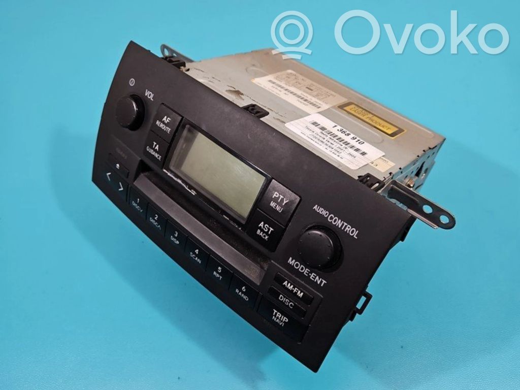 Toyota Corolla Verso E121 Unità principale autoradio/CD/DVD/GPS 