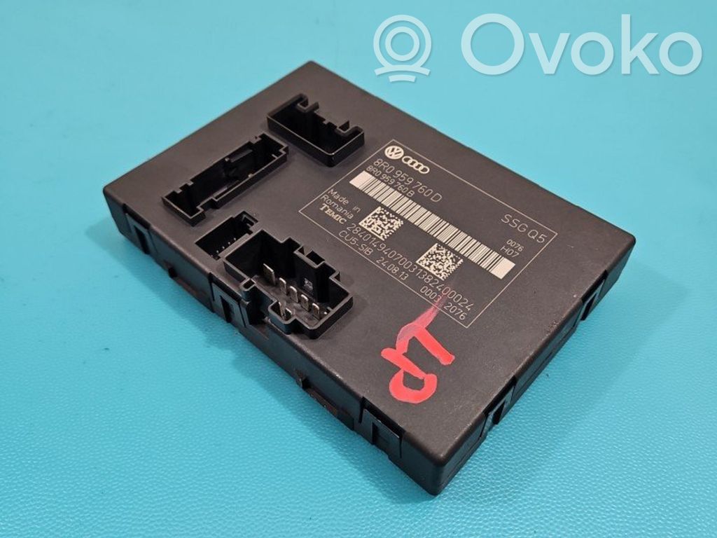 Audi Q5 SQ5 8R Module de contrôle carrosserie centrale 
