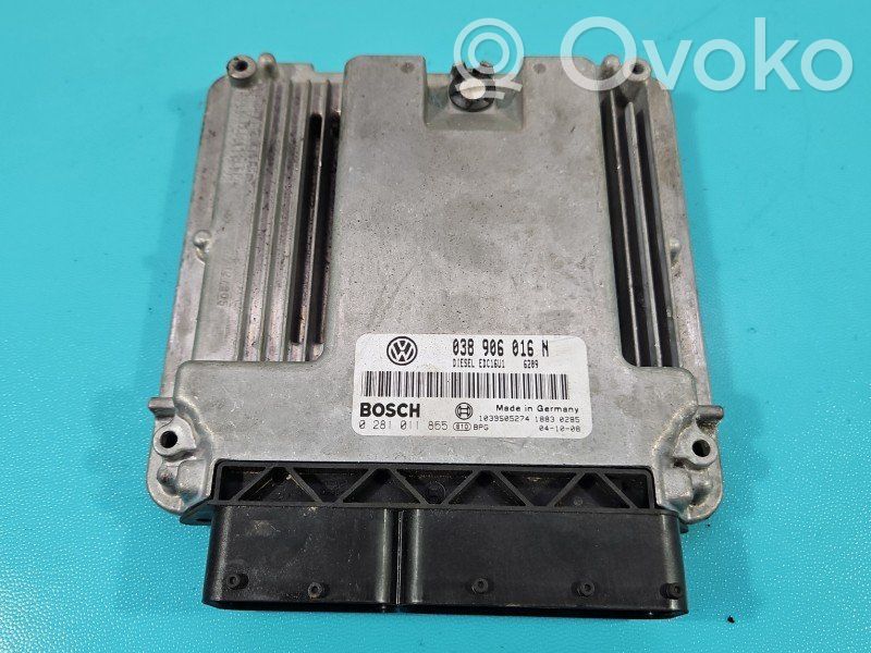 Volkswagen Transporter - Caravelle T5 Komputer / Sterownik ECU silnika 