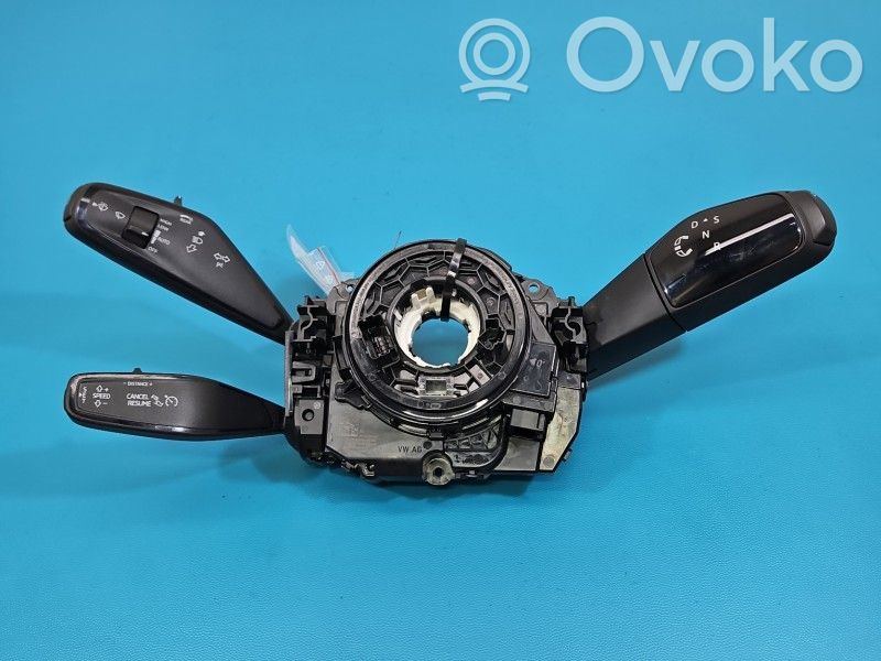 Skoda Superb B9 Bouton interrupteur de commande d'essuie-glace de phare 