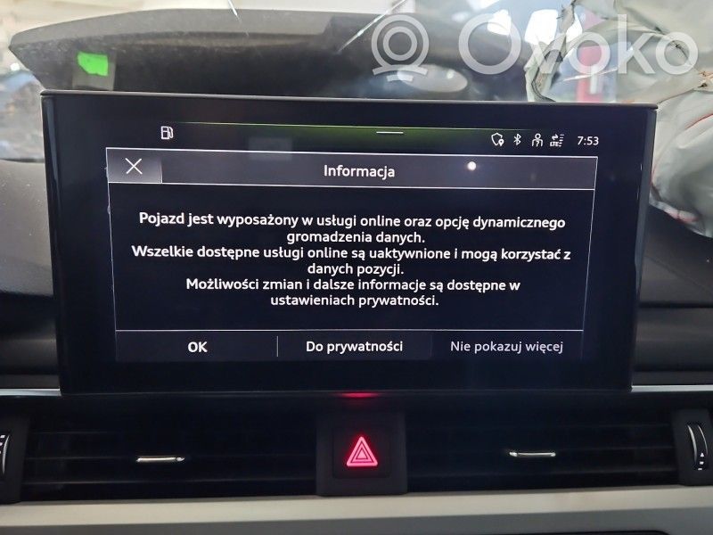 Audi A4 S4 B9 8W Monitor/display/piccolo schermo 