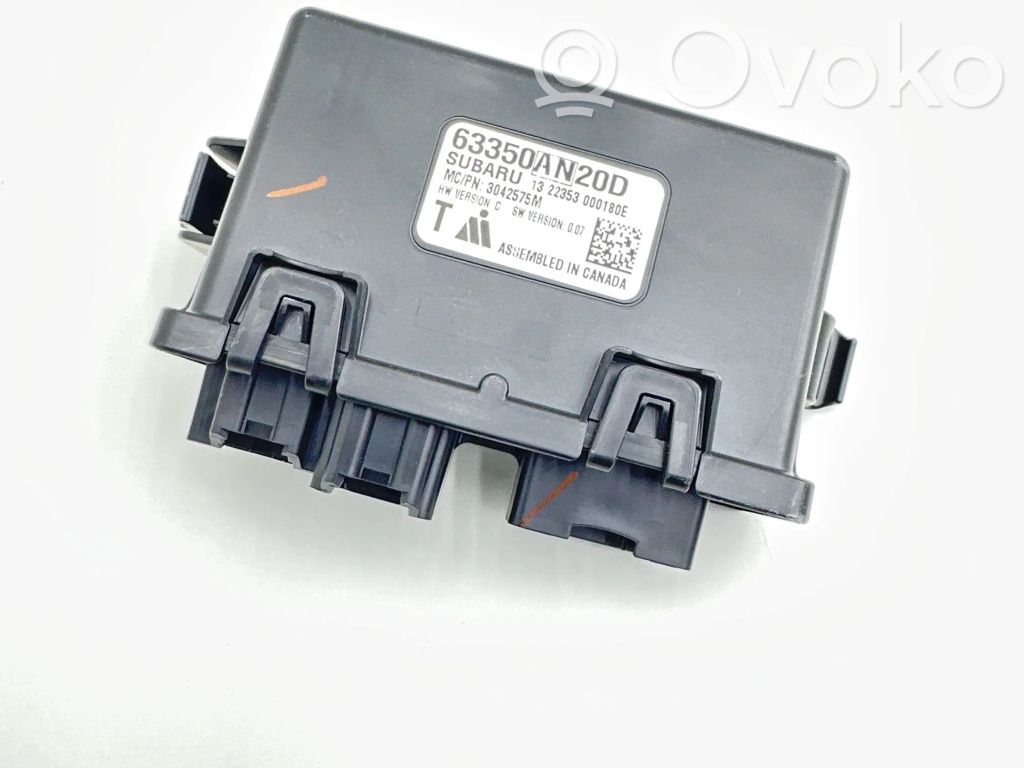 Subaru Outback (BT) Other control units/modules 