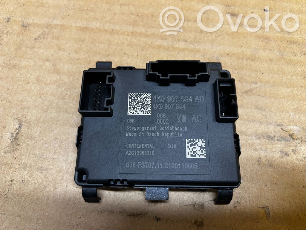 Audi A8 S8 D5 Sunroof control unit/module 