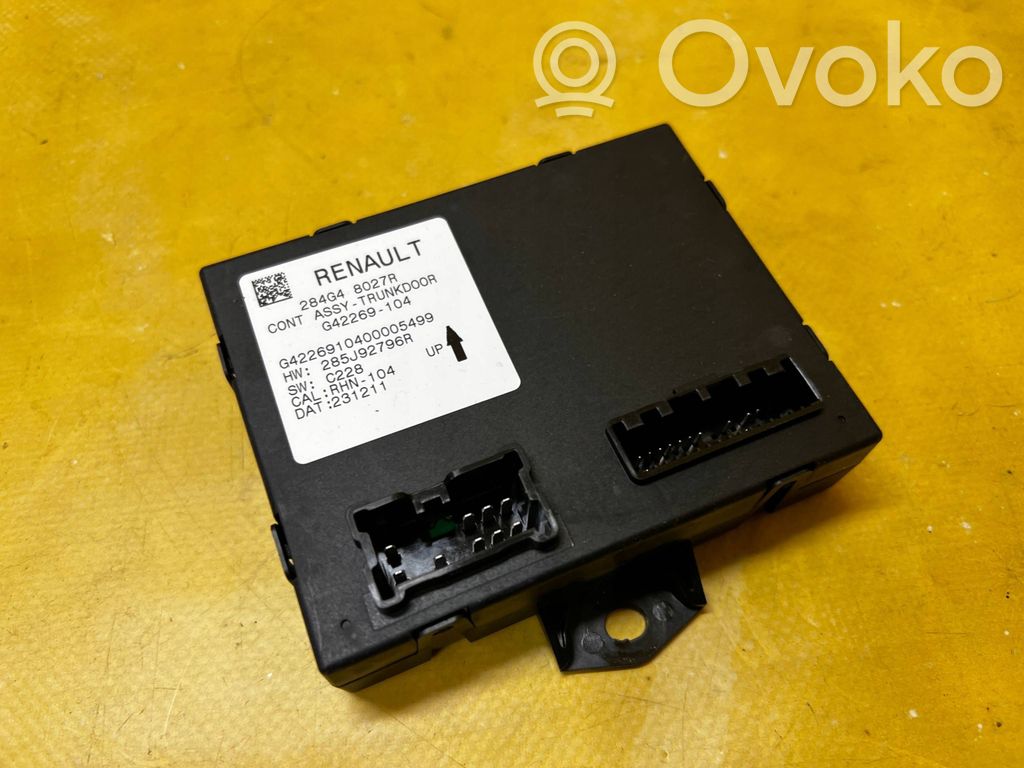 Tailgate/trunk control unit/module   285J92796R,284G48027R