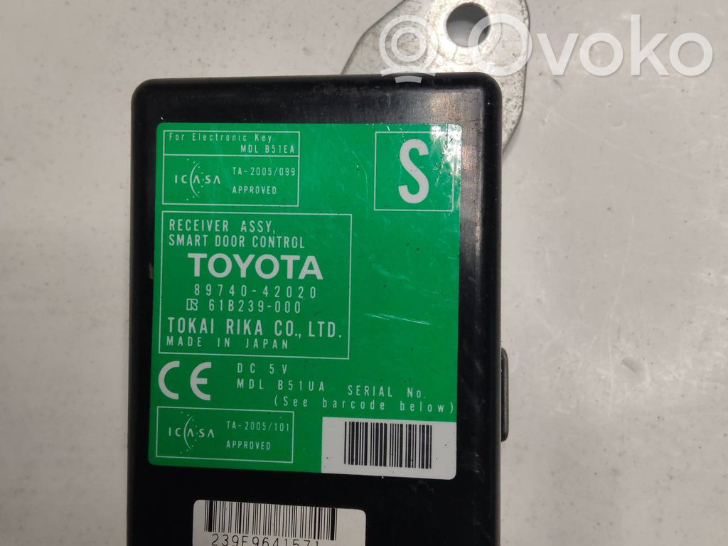 Toyota RAV 4 (XA30) Unitate/modul comandă uși 