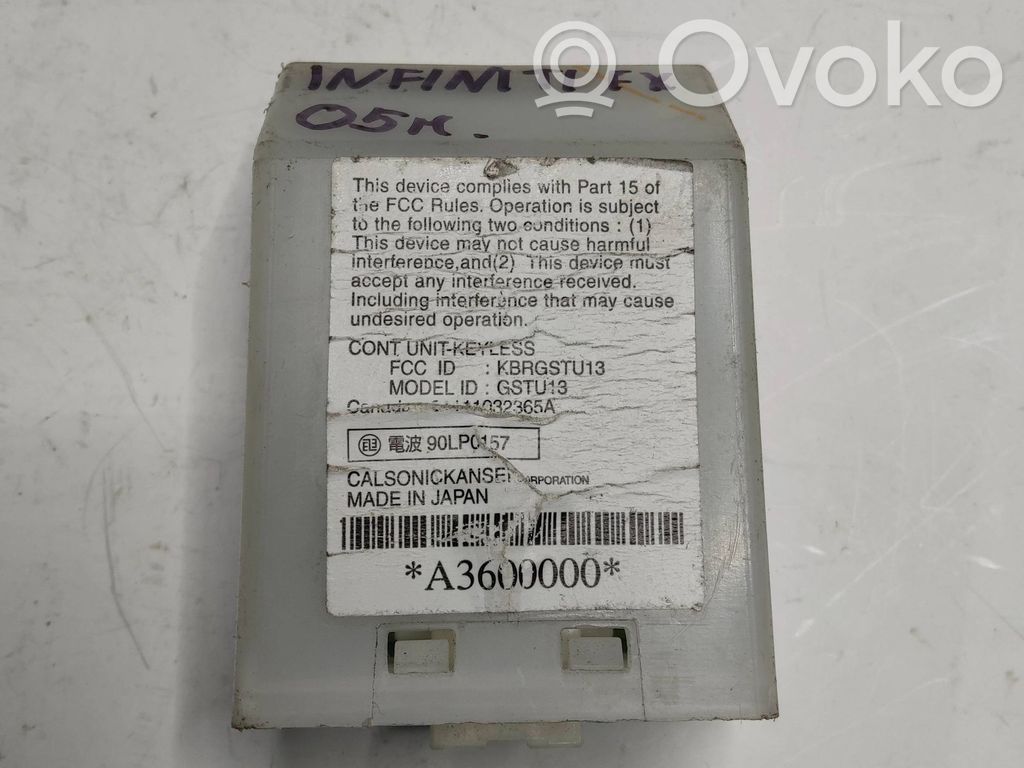 Infiniti FX Other control units/modules 
