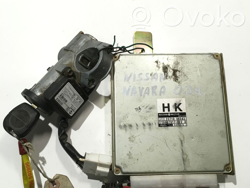 Nissan Navara D22 Engine ECU kit and lock set 