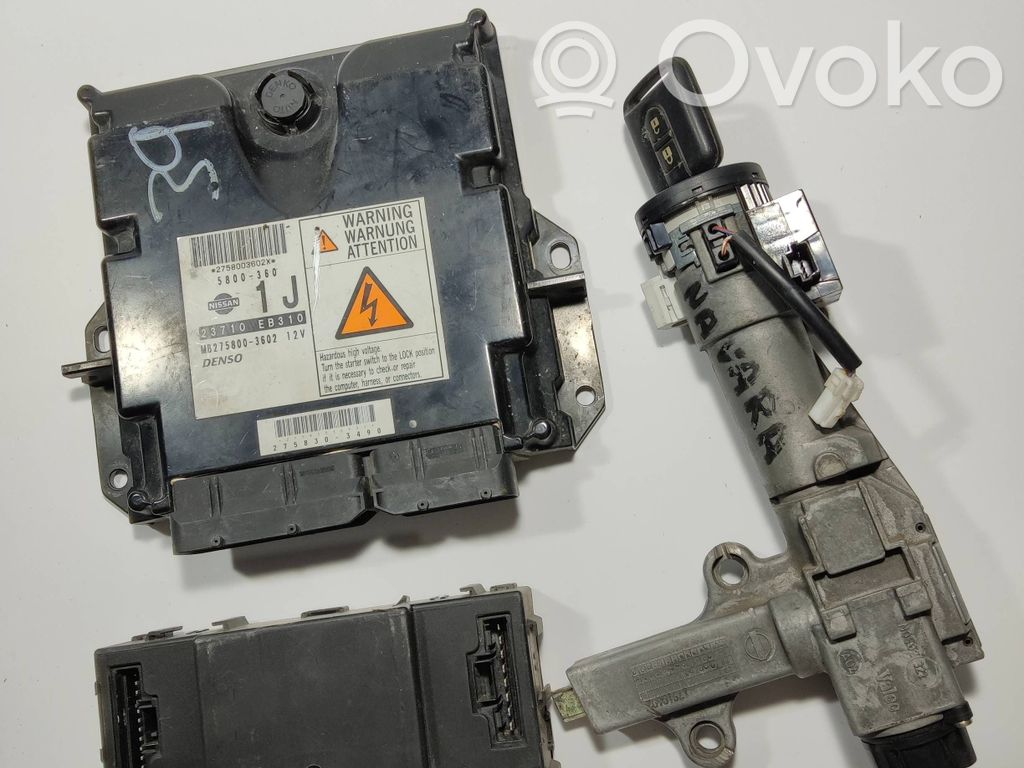 Nissan Navara D40 Engine ECU kit and lock set 