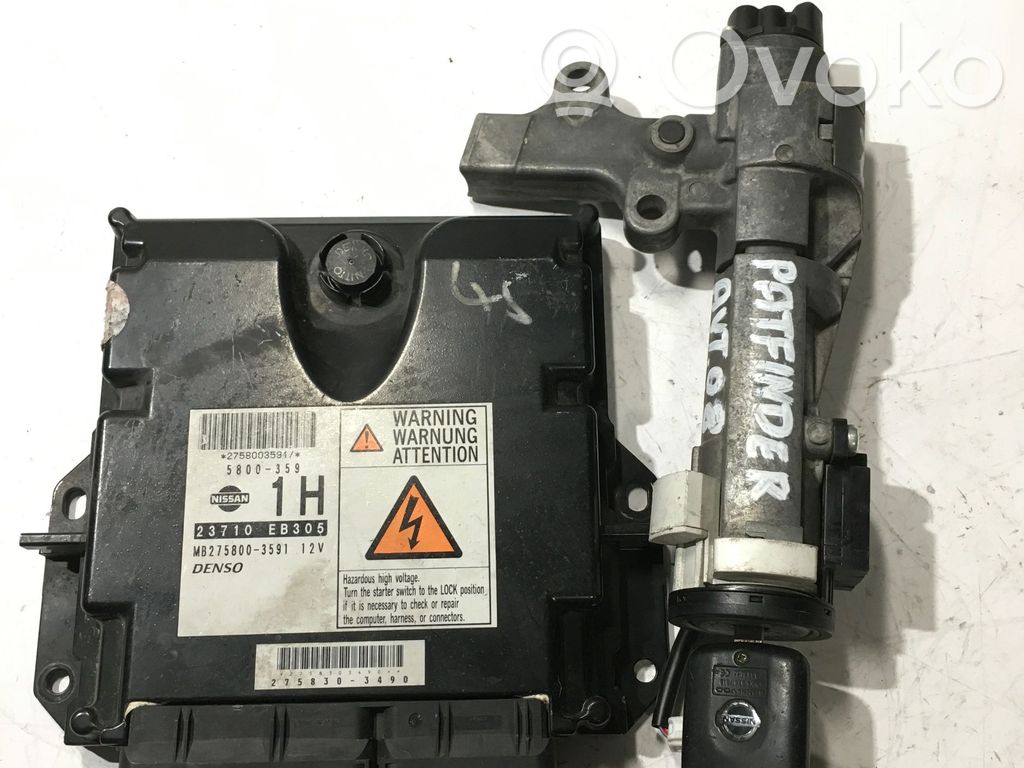 Nissan Pathfinder R51 Engine ECU kit and lock set 