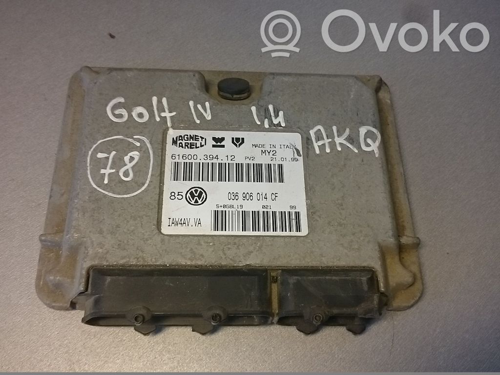 Unidad de control/módulo del motor   036906014CF,6160039412