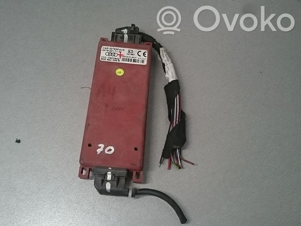 Audi A4 S4 B6 8E 8H Sterownik / Moduł sterujący telefonem 
