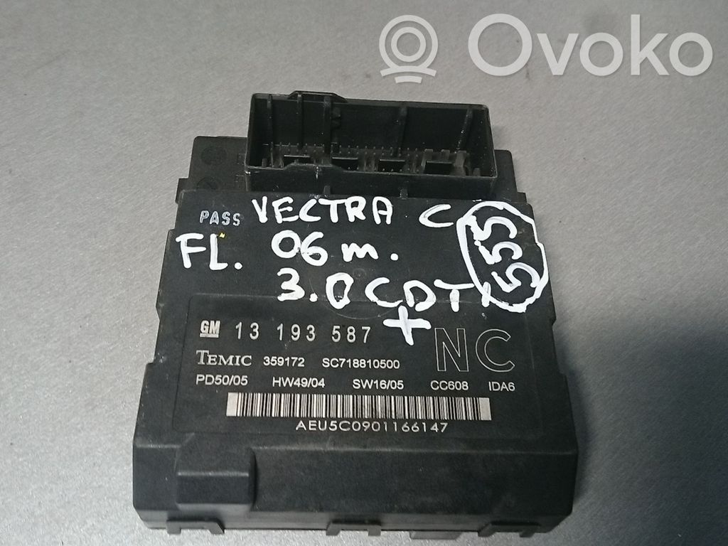 Opel Vectra C Mukavuusmoduuli 