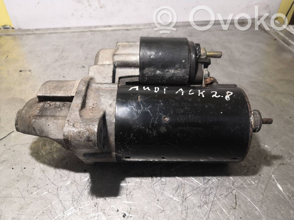 Audi A6 S6 C4 4A Starteris 