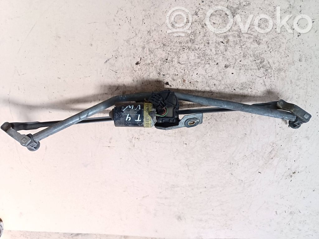 Volkswagen Transporter - Caravelle T4 Mechanizm i silniczek wycieraczek szyby przedniej / czołowej 