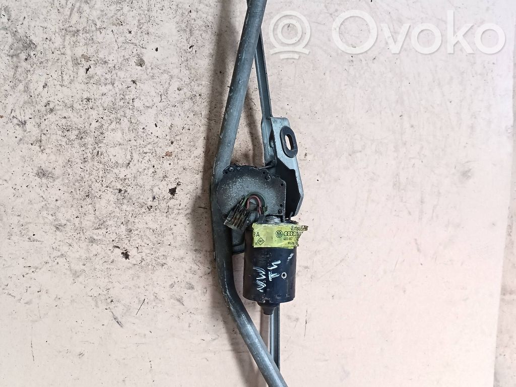 Volkswagen Transporter - Caravelle T4 Mechanizm i silniczek wycieraczek szyby przedniej / czołowej 