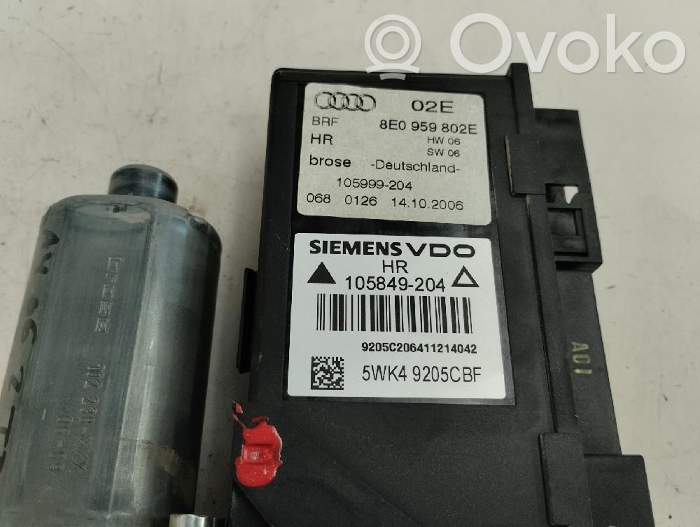 Audi A4 S4 B7 8E 8H Motor macara geam ușă spate 