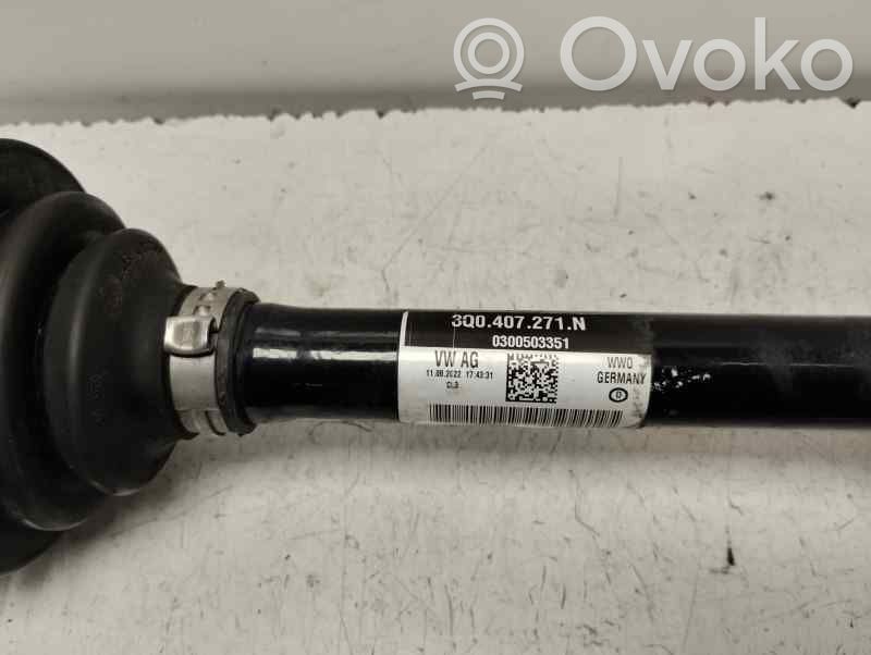 Eje de transmisión delantero   3Q0407271N