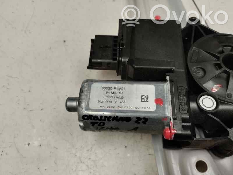 Regulador manual de la ventanilla trasera   98830P1M21