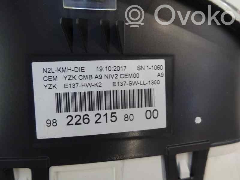 Peugeot 208 I Tachimetro (quadro strumenti)