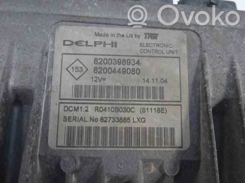 Unidad de control/módulo del motor   8200398934