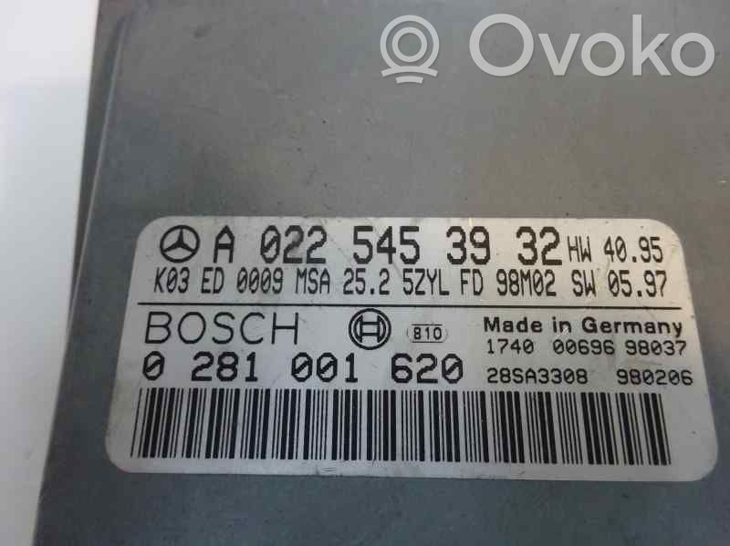 Mercedes-Benz E W210 Unitate/modul de control motor 