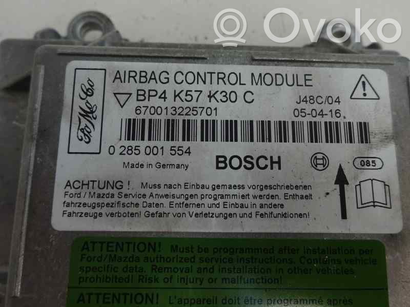 Module de contrôle airbag   BP4K57K30C