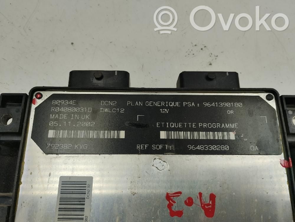 Sterownik / Moduł ECU   9641390180