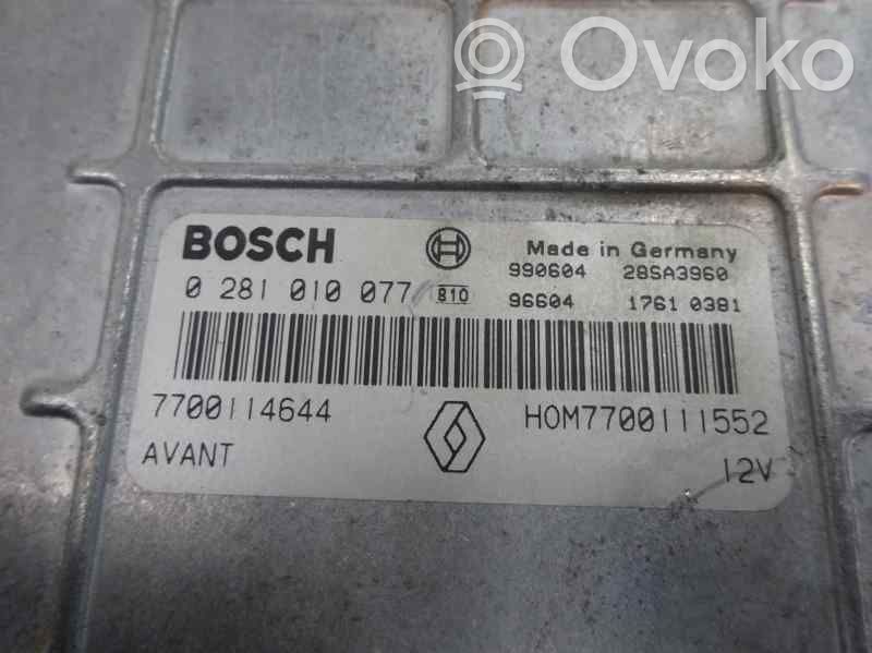 Unitate/modul de control motor   7700114644