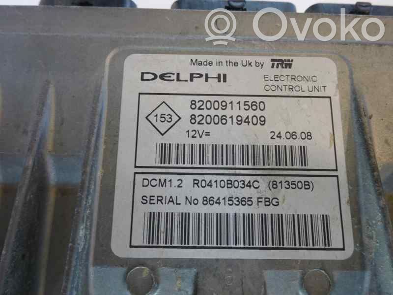 Renault Clio III Unitate/modul de control motor 