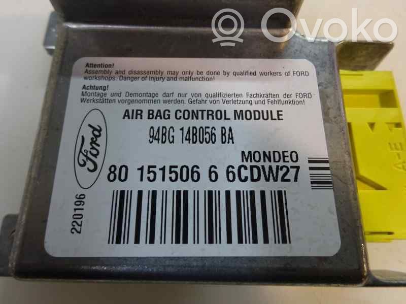 Ford Mondeo MK II Airbag control unit/module 