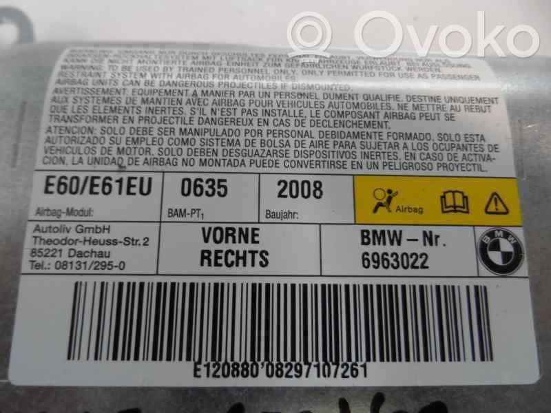 BMW 5 E60 E61 Airbag del pasajero 