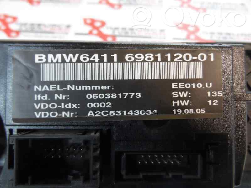 BMW 3 E92 E93 Centralina del climatizzatore 