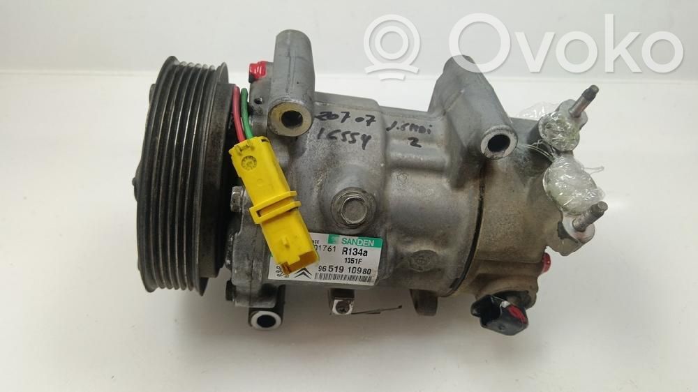 Peugeot 207 Compressore aria condizionata (A/C) (pompa) 
