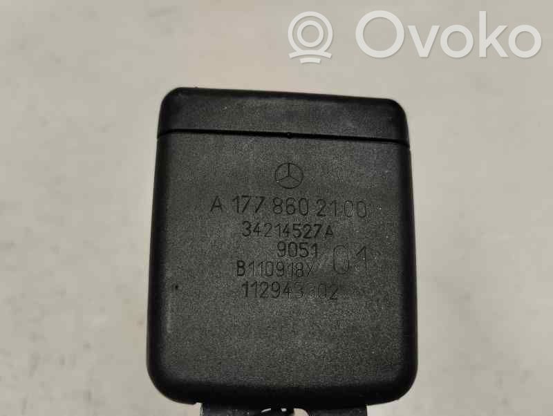 Mercedes-Benz CLA C118 X118 Hebilla del cinturón de seguridad trasero
