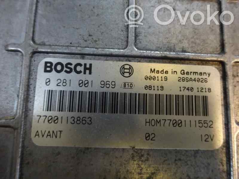 Renault Megane I Unitate/modul de control motor 