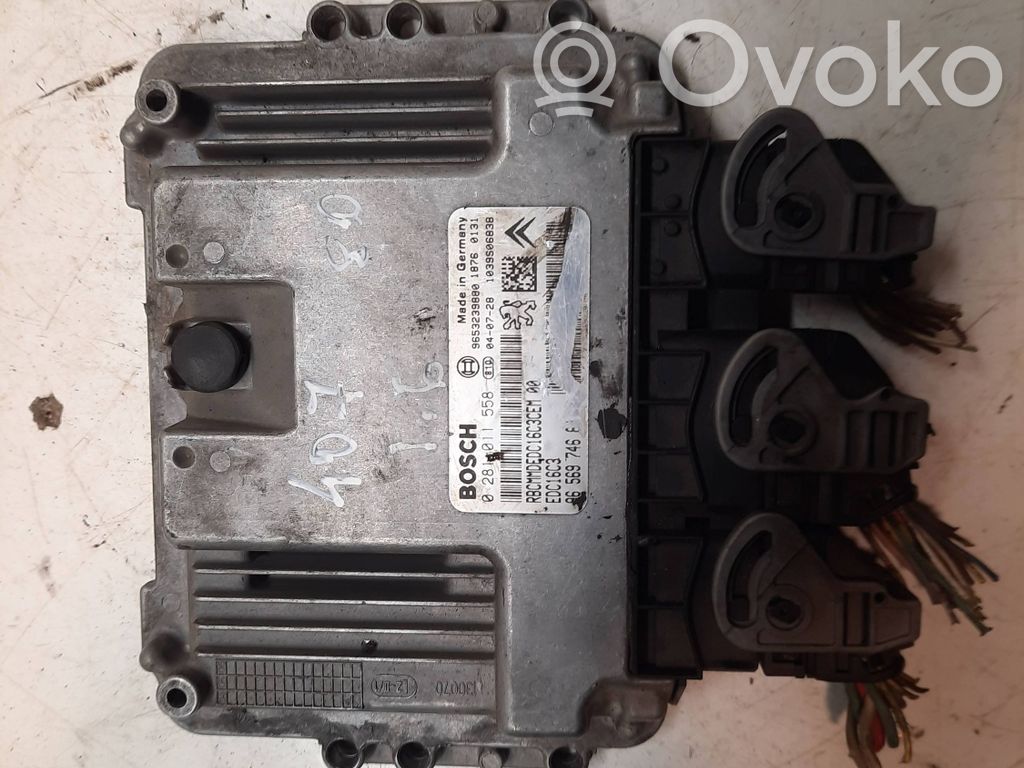 Peugeot 407 Engine control unit/module 