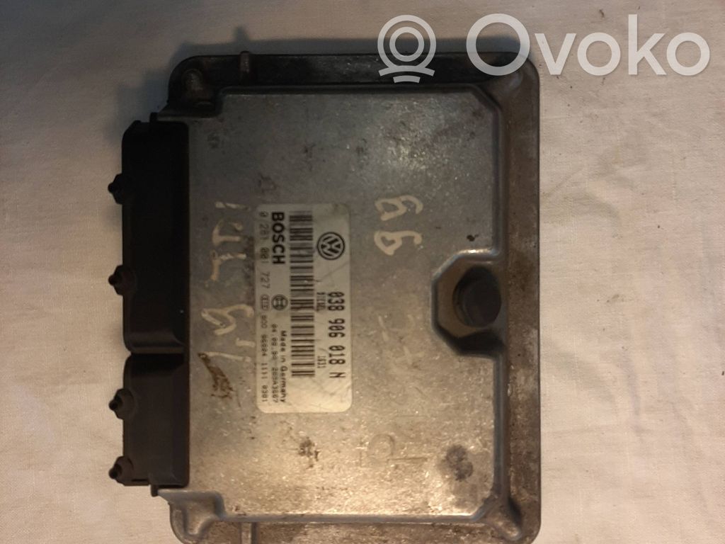 Engine control unit/module   038906018N,0281001727,28SA3662