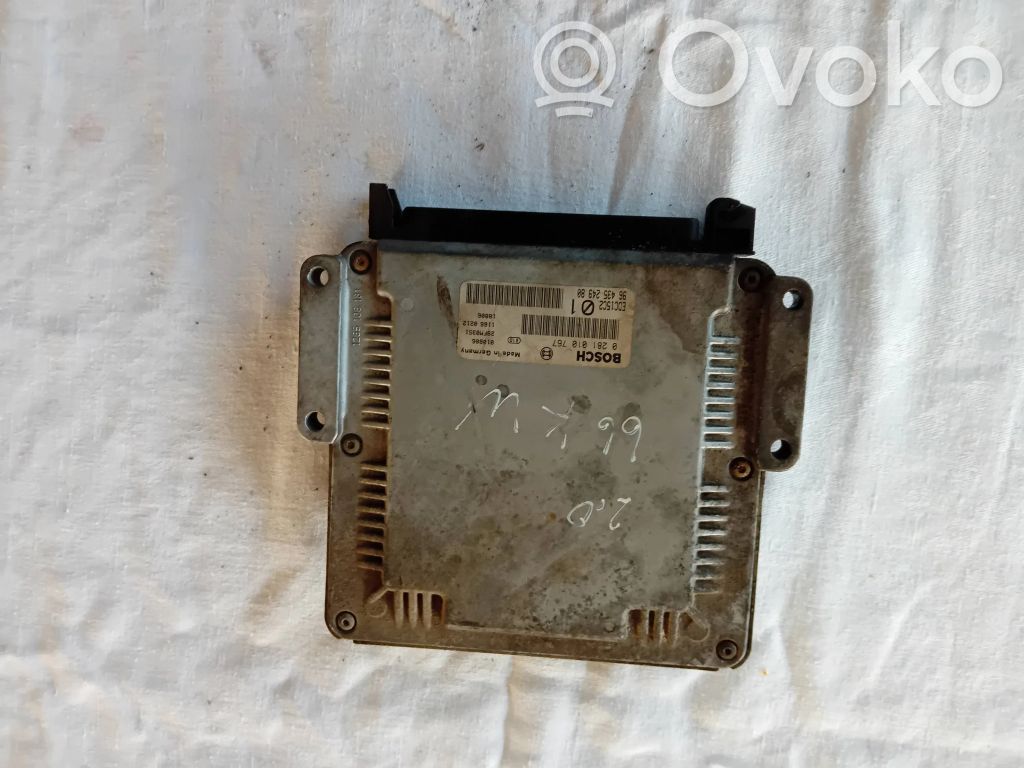 Engine control unit/module   9643524980,EDC15C2,0281010767