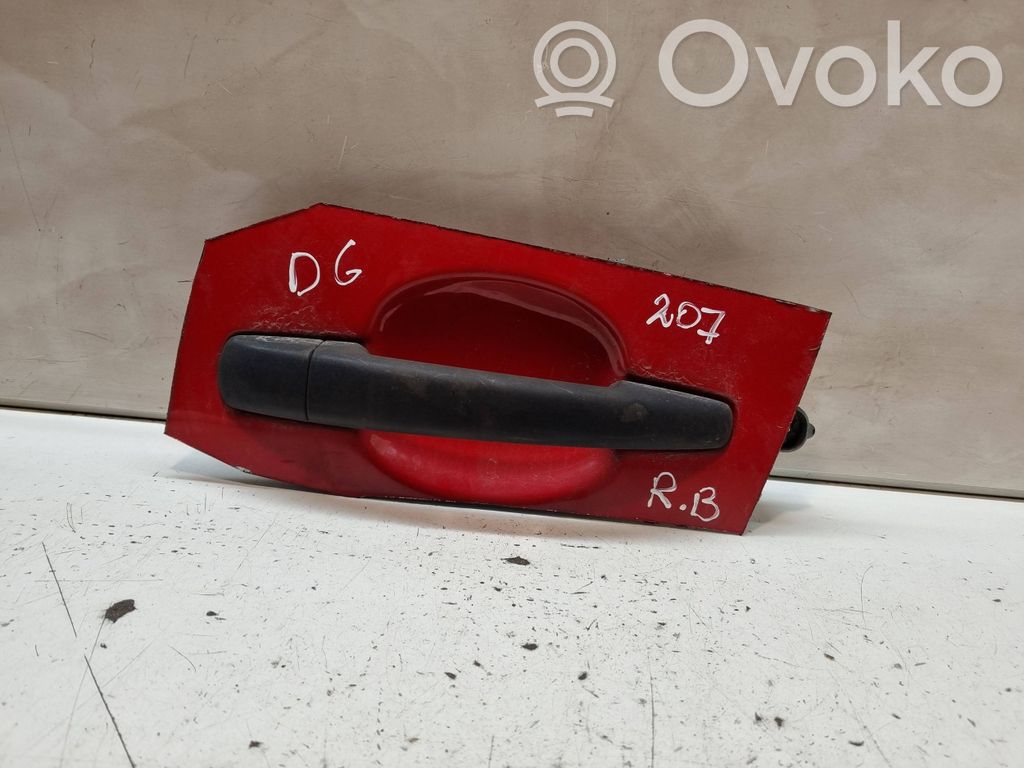 Peugeot 207 Rear door exterior handle 