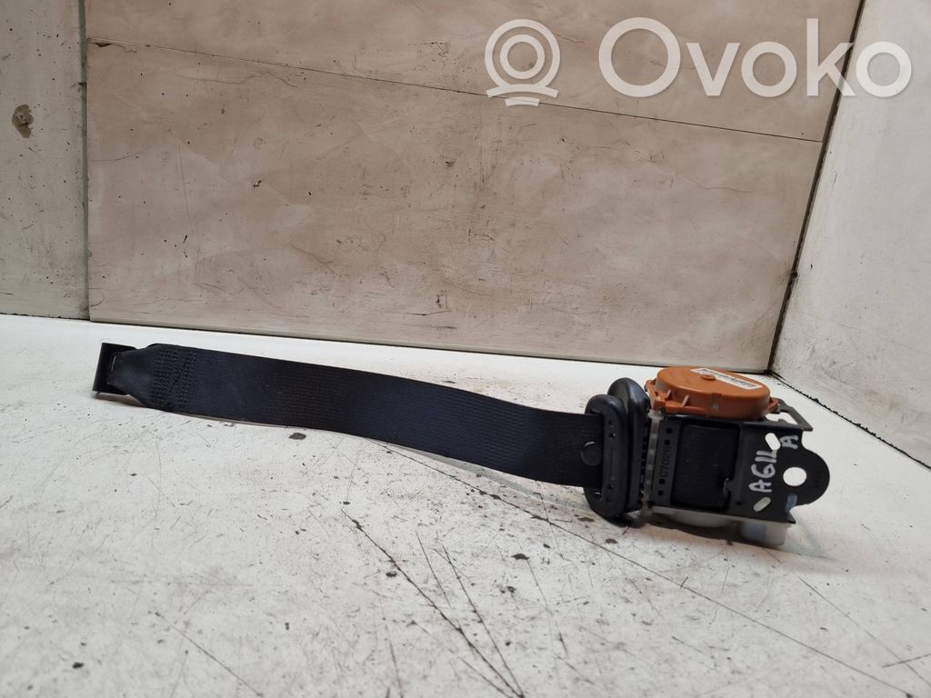 Opel Agila B Cinturón trasero 