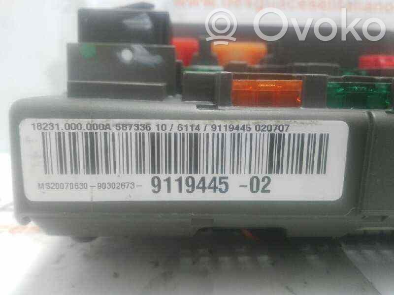 BSM vadības modulis   91944502,CAJAFUSIBLES