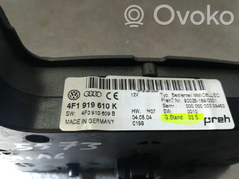 Audi A6 S6 C6 4F Otros interruptores/perillas/selectores 