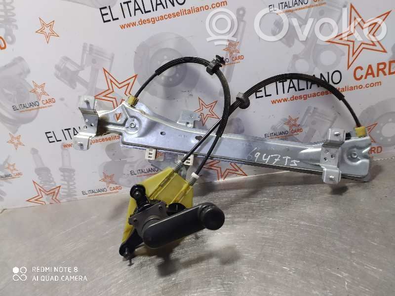 Renault Megane III Rear window lifting mechanism without motor 